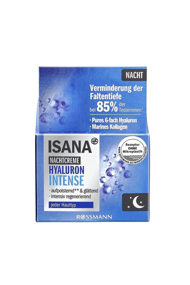 Isana nakts krēms ar hialuronskābi, 50 ml