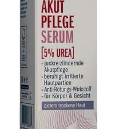 Ķermeņa serums - Ķermeņa krēms - Akūtas kopšanas serums ar 5% urīnvielu - Niezi mazinošs akūtas kopšanas līdzeklis - Ķermenim un sejai - 100 ml