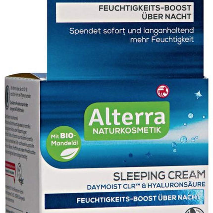 Alterra nakts krēms ar hialuronskābi nogurušai ādai, 50 ml