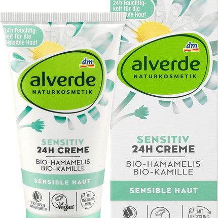 alverde DABĪGĀ KOSMĒTIKA JUTĪGAS ĀDAS SEJAS KRĒMS - 50 ml