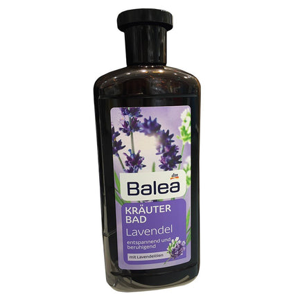 Balea lavandas zāļu vanna relaksējošai un nomierinošai iedarbībai (500 ml pudele)