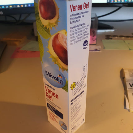 Venengel zur belebenden Massage müder und schwerer Beine, vitalisierend, erfrischend, entlastend, 100 ml
