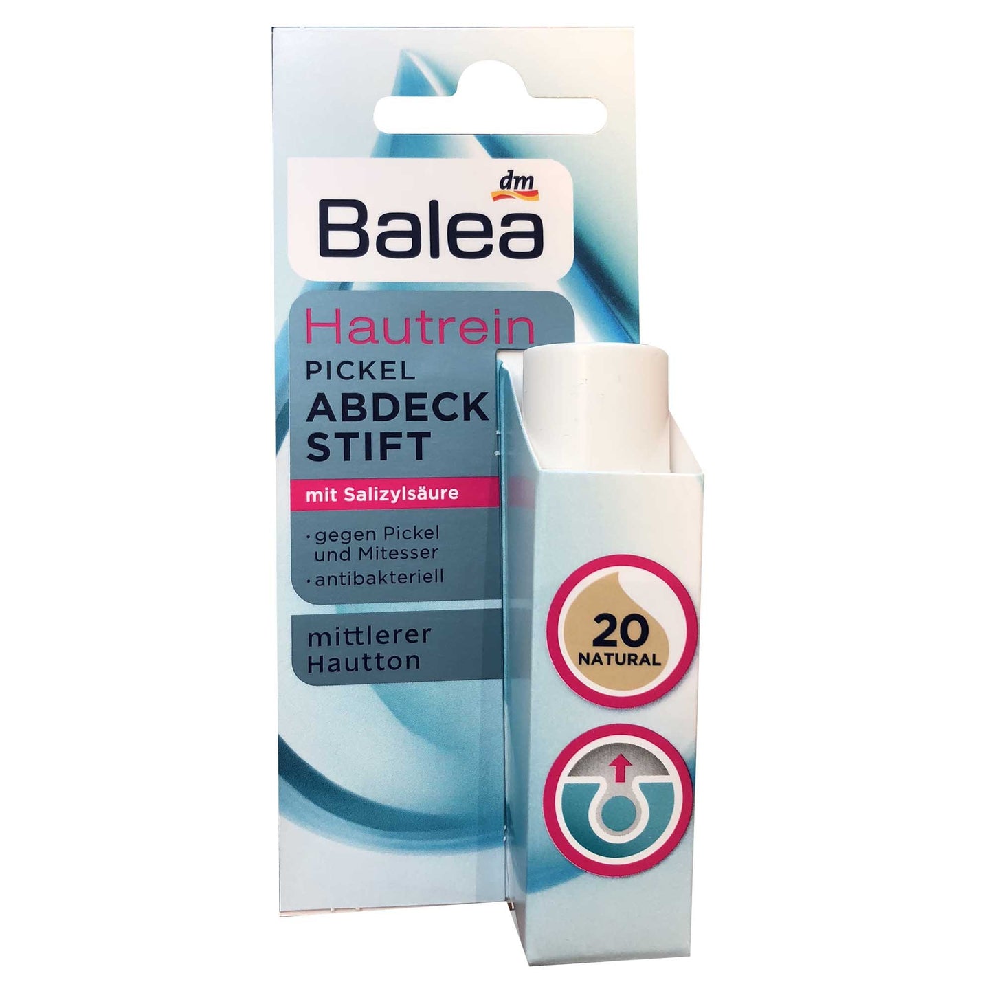 Balea Soft & Clear Abdeckstift Fb.20 Natural, 4,5 g (1St)
