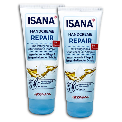 ISANA atjaunojošais roku krēms, 2 iepakojumi, 2 x 100 ml