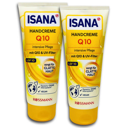 ISANA MED 2 er Pack ISANA Handcreme Q10, 2 x 100 ml