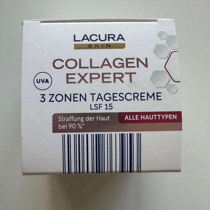 LACURA Collagen 3 zonu krēms sejai ar hialuronskābi 50 ml