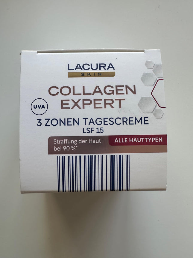 LACURA Collagen 3 zonu krēms sejai ar hialuronskābi 50 ml