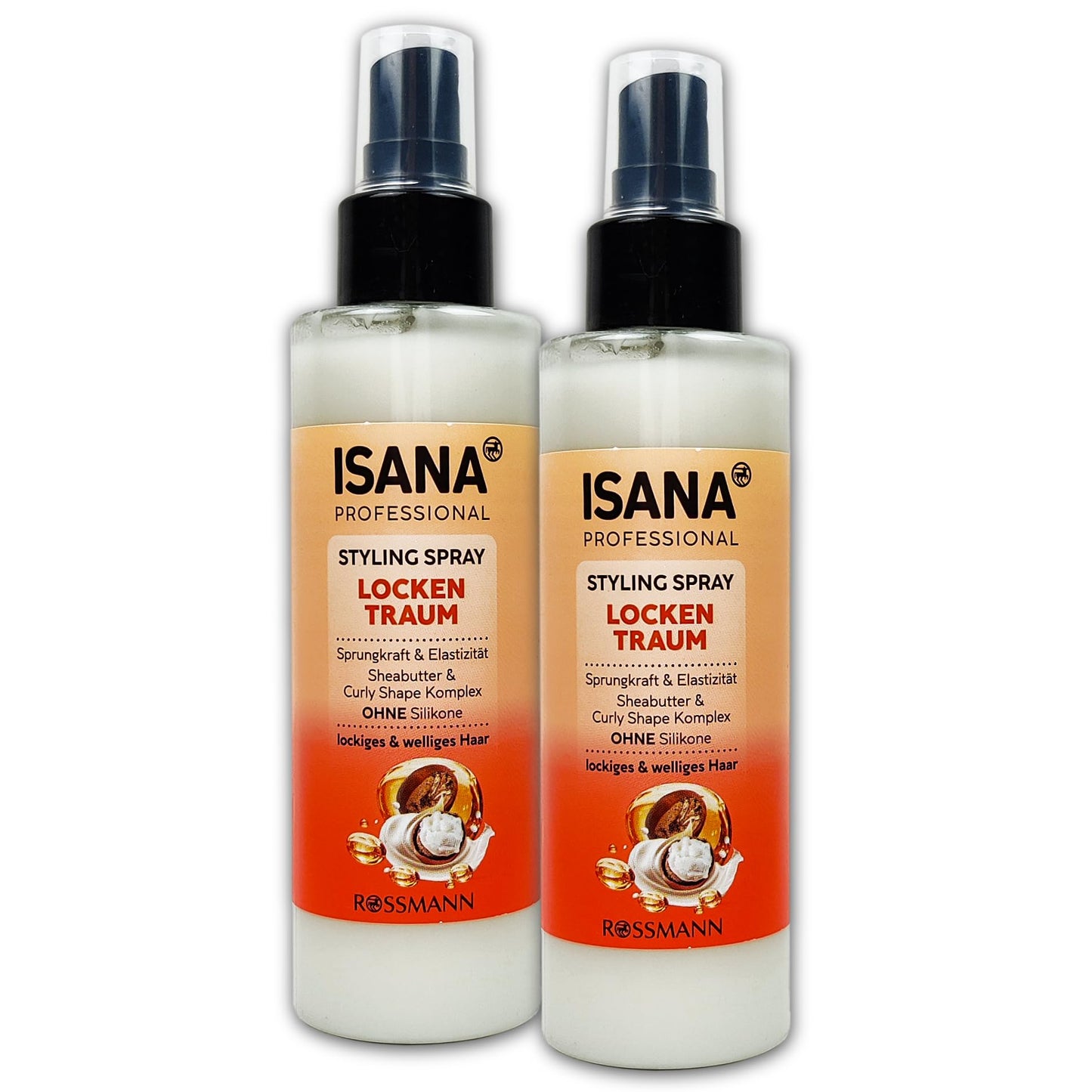 ISANA MED 2 er Pack ISANA PROFESSIONAL Styling Spray Locken Traum 2 x 150 ml
