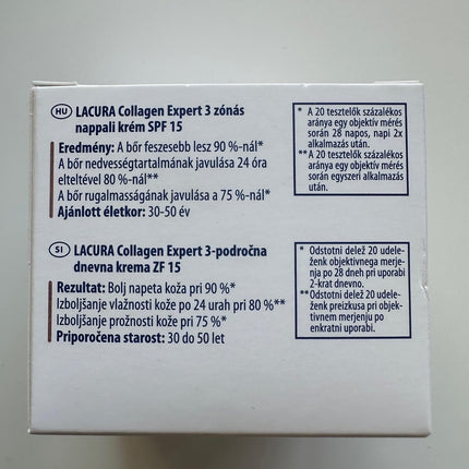 LACURA Collagen 3 zonu krēms sejai ar hialuronskābi 50 ml