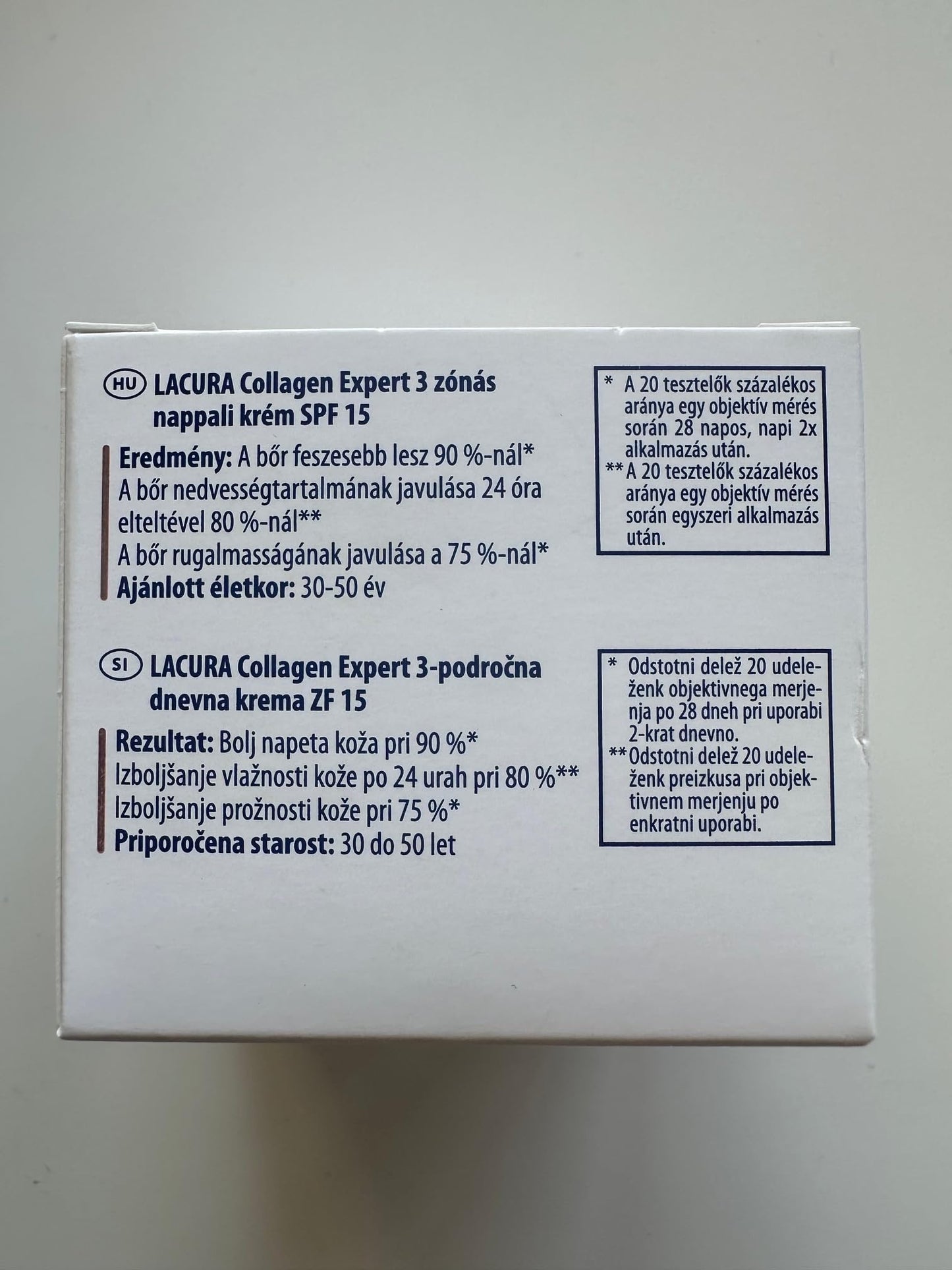 LACURA Collagen 3 Zonen Creme Gesichtscreme mit Hyaluronsäure 50 ml