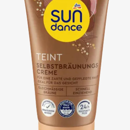 Sundance pašiedeguma krēms, 75 ml, mitrinošs, piemērots visiem ādas tipiem un toņiem