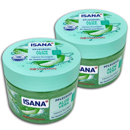 ISANA MED 2 iepakojumi ISANA kopšanas želeja ar alveju 2 x 300 ml