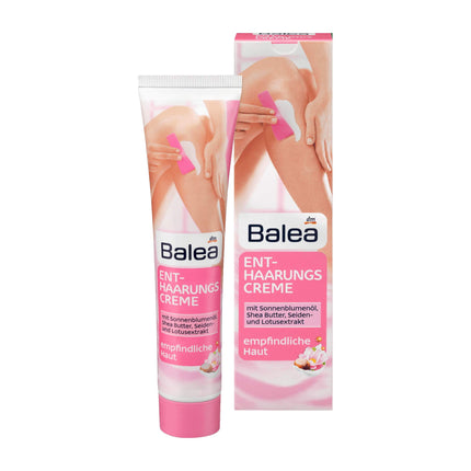 Balea Enthaarungscreme, 125 ml für empfindliche Haut, Unisex