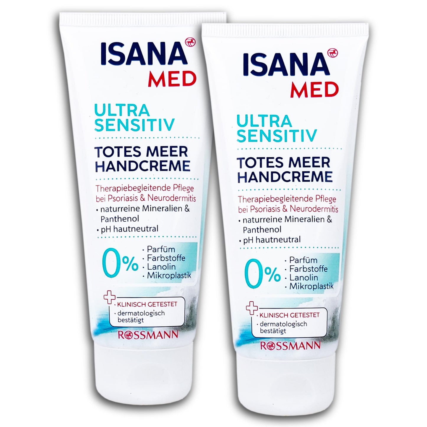 2 er Pack ISANA MED Handcreme Totes Meer 2 x 100ml