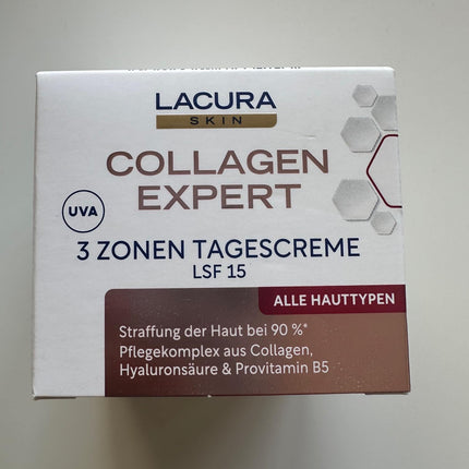 LACURA Collagen 3 zonu krēms sejai ar hialuronskābi 50 ml
