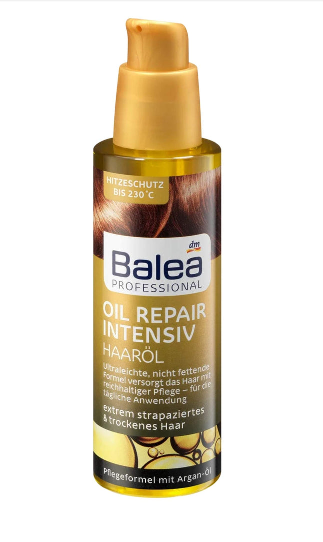 Balea Professional matu eļļas aerosols eļļas atjaunojošai iedarbībai bez svara, 100 ml