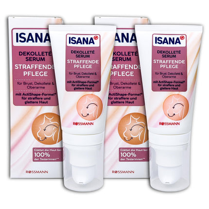 2 er Pack ISANA Dekolleté-Serum 2 x 75 ml