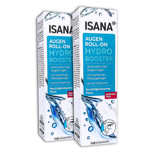 ISANA Hydro Booster Augen Roll-on. 2 er Pack, 2 x 15ml