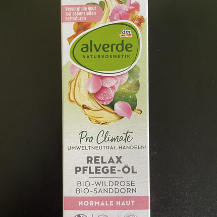 alverde NATURKOSMETIK alverde Relax Pflege-Öl Bio-Wildrose, Bio-Sanddorn, 100 ml
