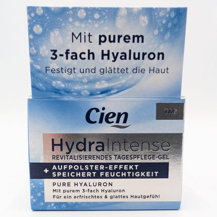 Cien Hydra Intense trīskāršās hialuronskābes dienas krēma gels 1x50 ml