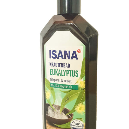 Isana eikalipta zāļu vanna 500 ml relaksējoša vanna