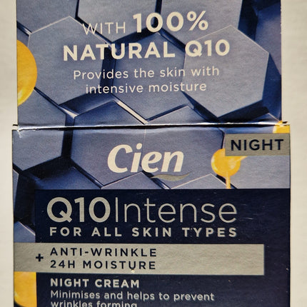 CIEN Q10 pretgrumbu sejas krēms - nakts krēms - 50 ml