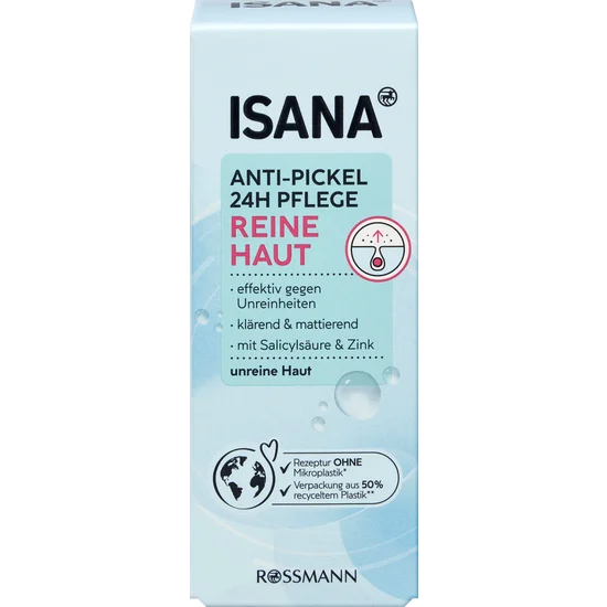 ISANA Reine Haut Anti-Pickel 24h Feuchtigkeitspflege, 50 ml, neu&ovp