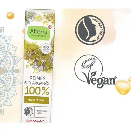 Alterra 100% reines Bio-Arganöl aus Marokko vegan