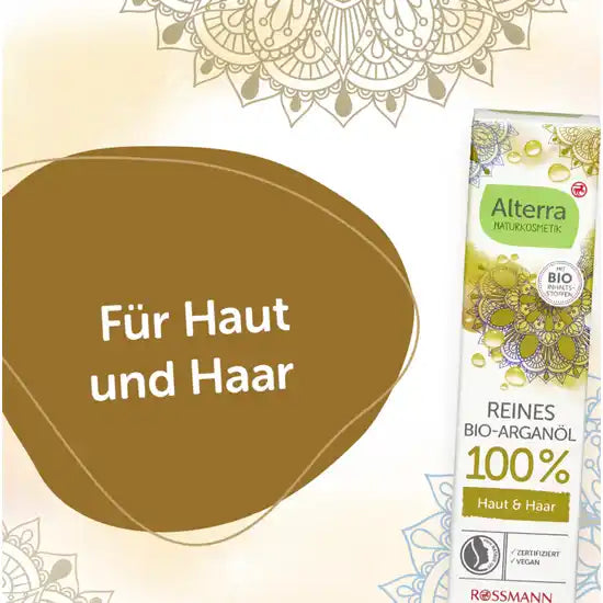 Alterra 100% reines Bio-Arganöl aus Marokko vegan