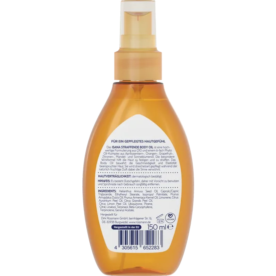 ISANA straffendes Body Oil, 6-fach Phyto Öl-Komplex, mit Q10 Straffung, 150 ml, neu&ovp