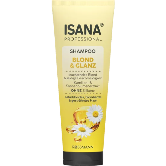 Isana Haarpflegeset Blond & Glanz, 250ml Shampoo + 200 ml Spülung, neu&ovp