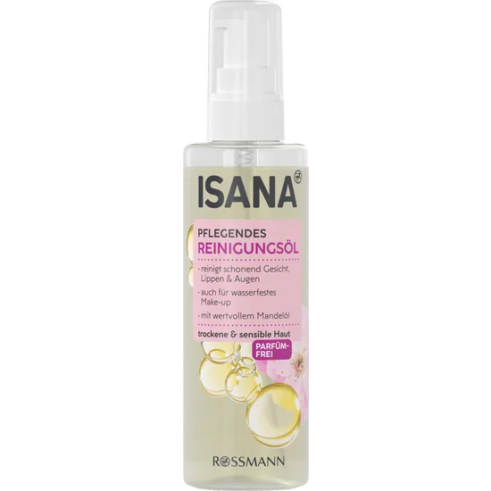 ISANA Pflegendes Reinigungsöl, Gesicht, parfumfrei, trockene&sensible Haut, 100 ml, neu&ovp