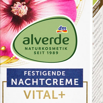 alverde NATURAL COSMETICS Night Cream Vital +, 50 ml
