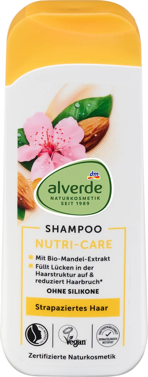 alverde NATURKOSMETIK Shampoo Nutri Care, 200 ml, neu&ovp