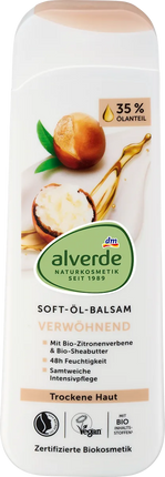 alverde NATURKOSMETIK Soft-Öl-Balsam Zitronenverbene, Sheabutter, 250 ml, neu&ovp