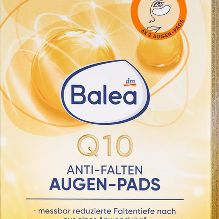 Balea Anti Falten Augenpads Q10 (6 Paar), 12 St, neu&ovp