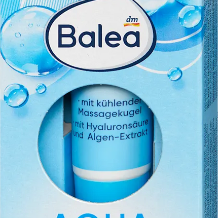 Aqua acu rullīša krēms | Ar atvēsinošu masāžas bumbu | Ar aļģu ekstraktu | Nodrošina ilgstošu mitrināšanu | 15 ml