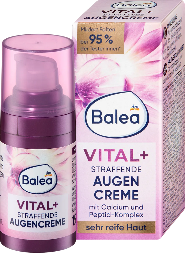 Balea Augencreme Vital+ straffend, 15 ml, neu&ovp
