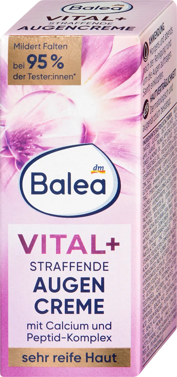 Balea Augencreme Vital+ straffend, 15 ml, neu&ovp