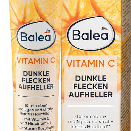 BALEA tumšo plankumu balinātājs, efektīvs pret pigmentācijas plankumiem ar C vitamīnu, 50ml 