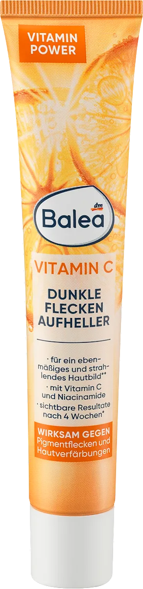 BALEA dunkle Flecken Aufheller, wirksam gegen Pigmentflecken mit Vitamin C, 50ml