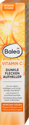 BALEA tumšo plankumu balinātājs, efektīvs pret pigmentācijas plankumiem ar C vitamīnu, 50ml 
