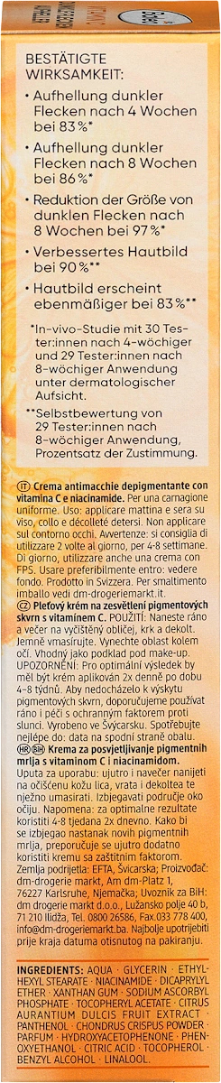 BALEA dunkle Flecken Aufheller, wirksam gegen Pigmentflecken mit Vitamin C, 50ml