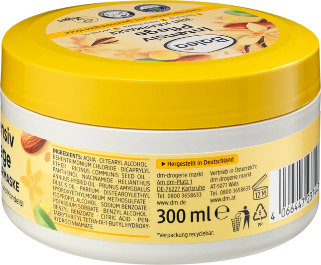 Balea 3-in-1 intensīvas kopšanas matu maska, 300 ml