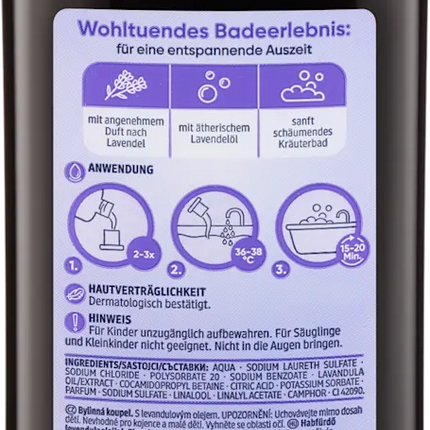 Balea Kräuterbad Lavendel, entspannend & beruhigend, 500 ml, neu&ovp
