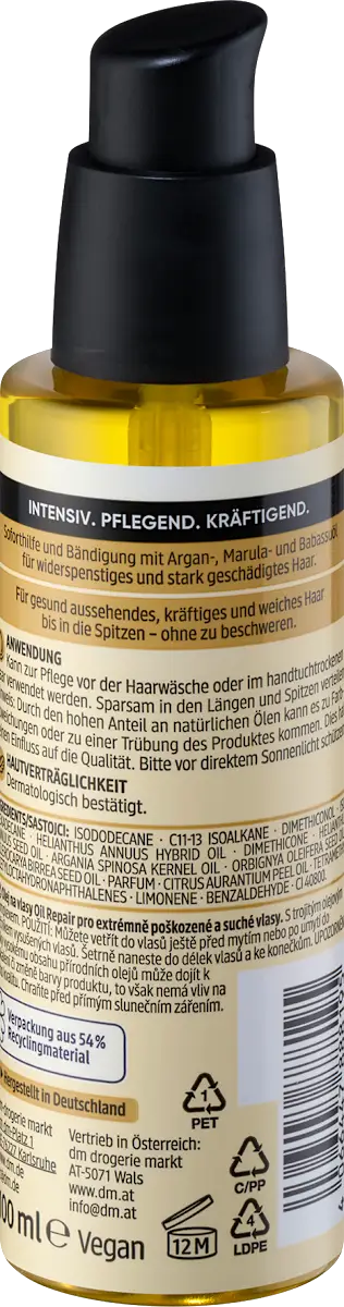 Balea PROFESSIONAL Haaröl Oil Repair Intensiv, 100 ml, neu&ovp