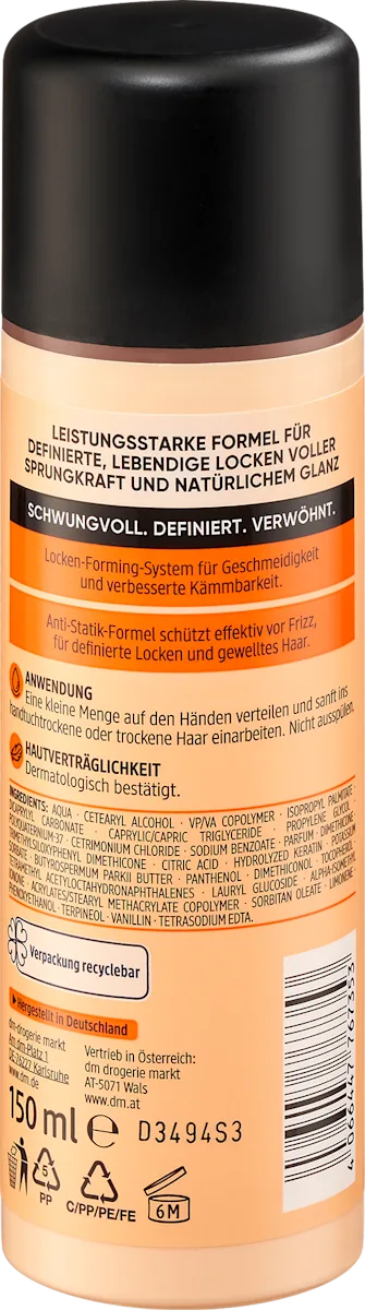 Balea PROFESSIONAL Styling Cream Traumlocken, 150 ml