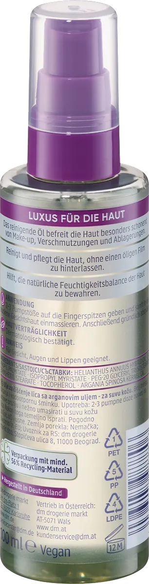 Balea Reinigungsöl mit Arganöl, 100 ml, neu&ovp