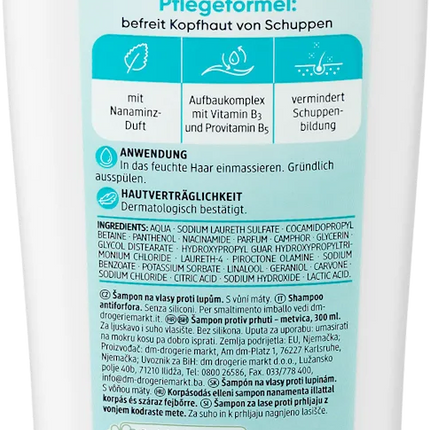 Balea Shampoo Anti Schuppen, 1 x 300 ml, neu
