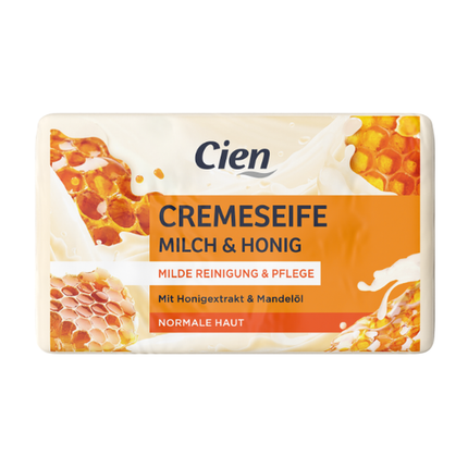 Cien Cremeseife Milch und Honig, 4er-Pack, 4 x 150 g (= 600 g), neu&ovp
